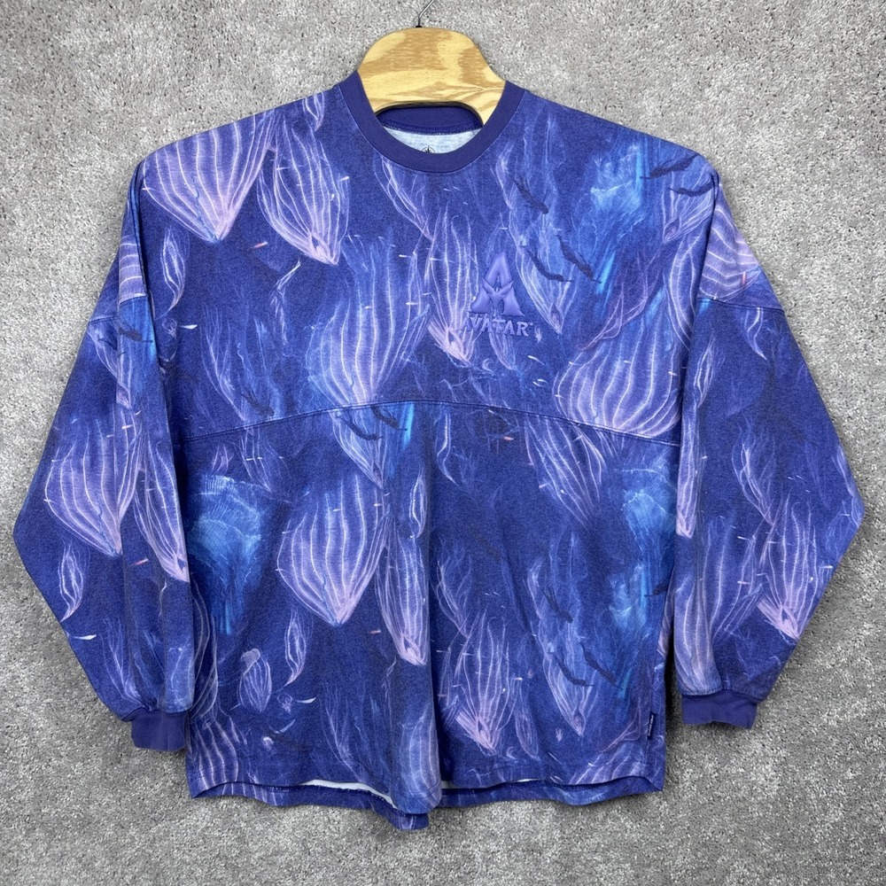 Disney Parks Spirit Jersey Avatar The Way Of Water Purple Adult XL‎ Glow In Dark